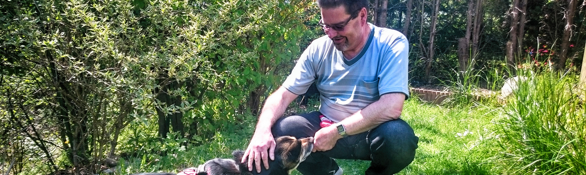 Akademie Hund Team des Monats: Andreas mit Hündin Cindy